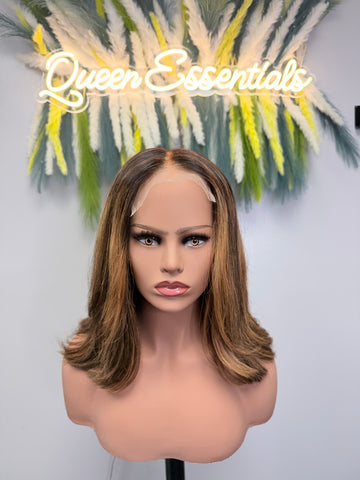 Highlighted human hair unit